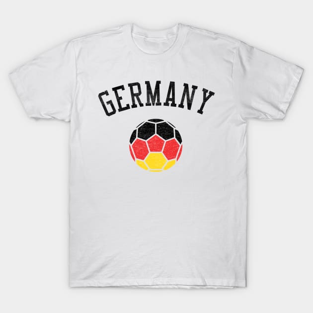 Germany Soccer Team Heritage Flag T-Shirt by ryanjaycruz